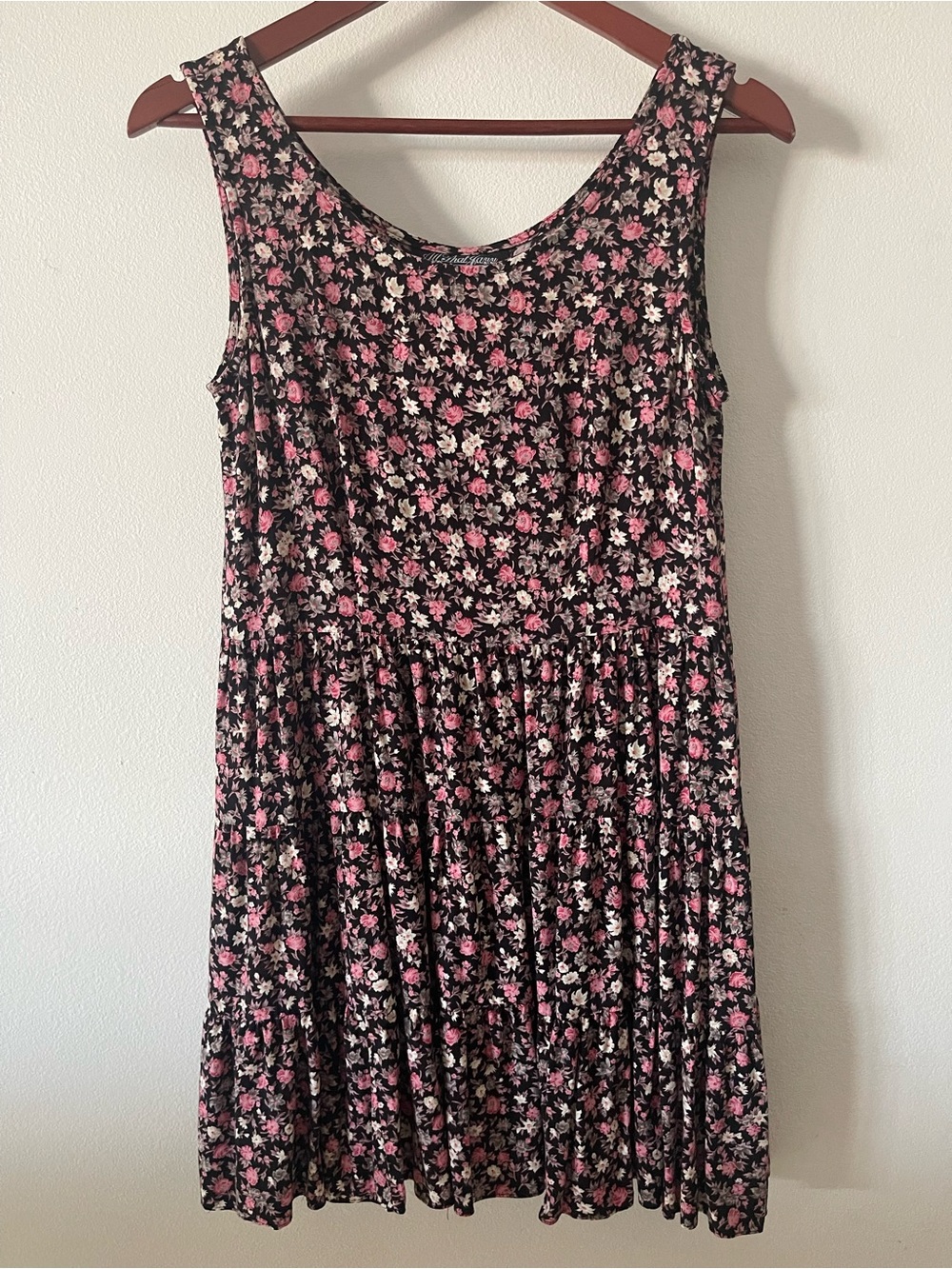 Vintage Floral Babydoll Dress Sz 4